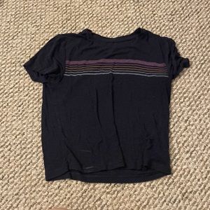 small cropped striped tshirt